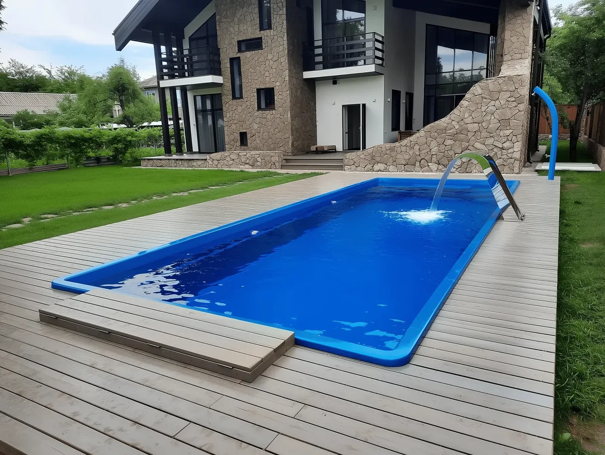 Композитный бассейн Laguna 9 — вид сверху в Сыктывкаре