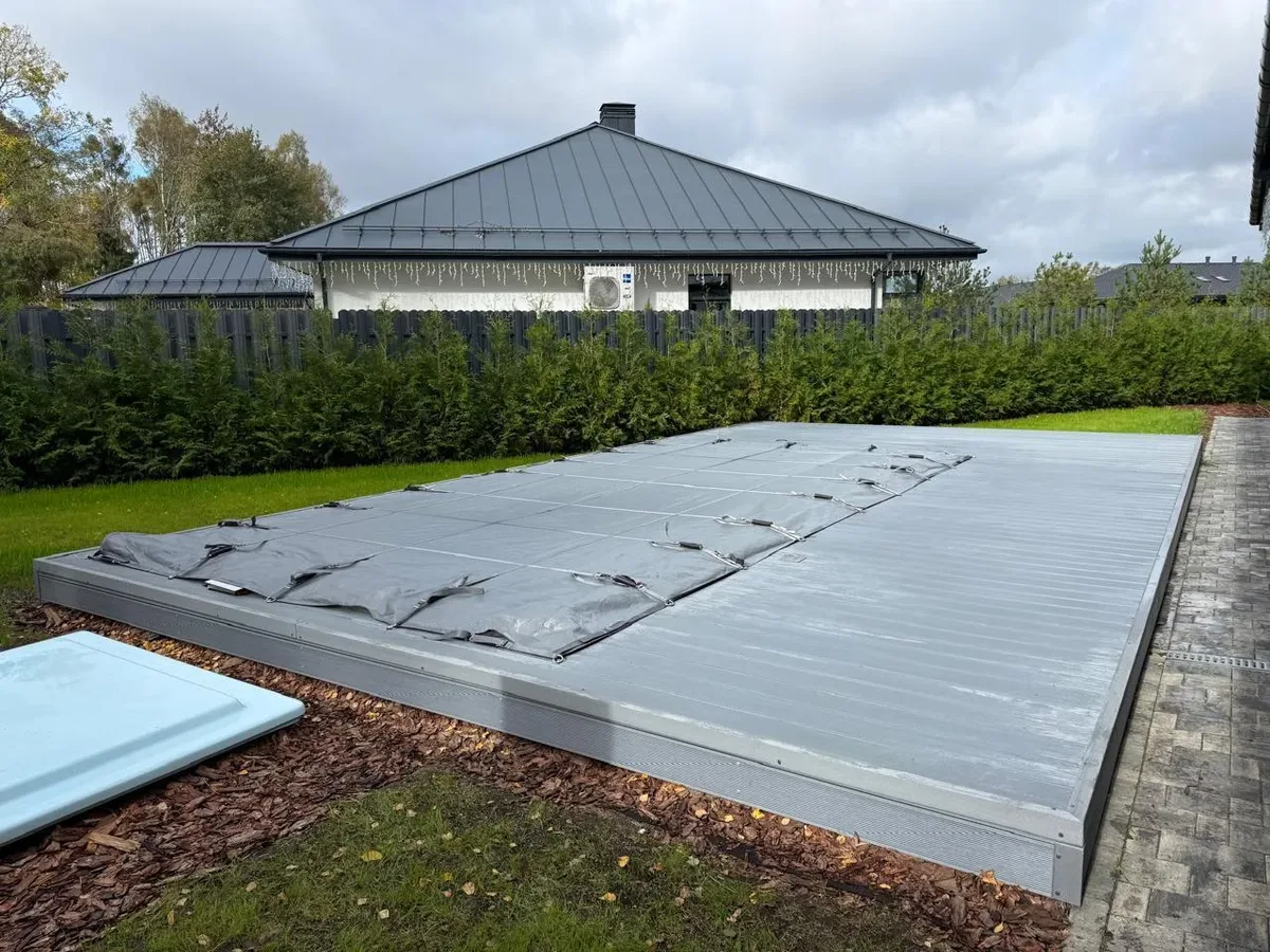 Покрывало Laguna Cover Mesh — установка в Сыктывкаре