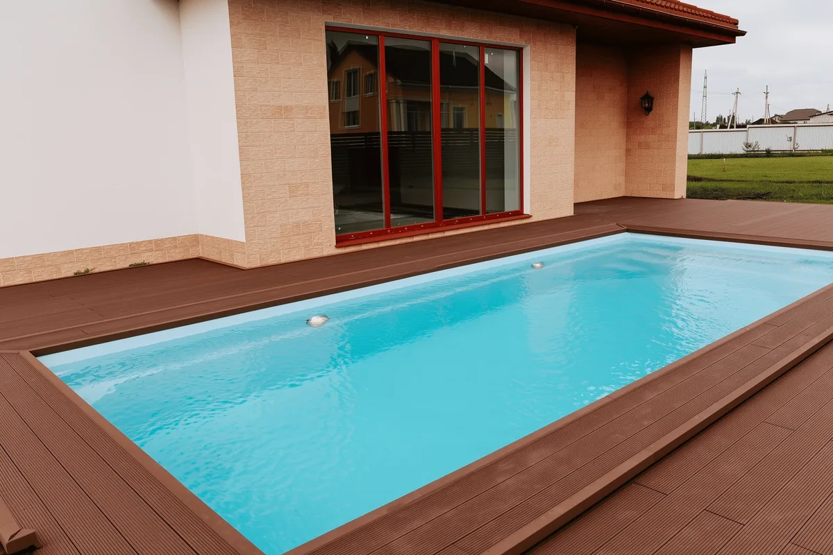 Композитный бассейн Laguna 8 — вид сверху в Сыктывкаре